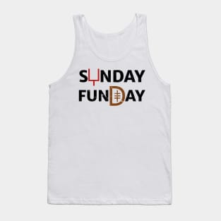 Sunday Funday American Football Gift Tank Top